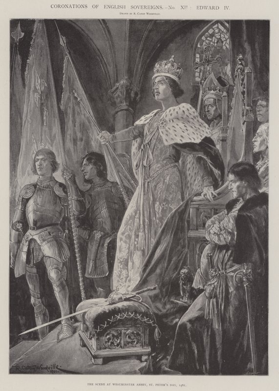 Kroninger af engelske fyrster, Edward IV af Richard Caton Woodville junior