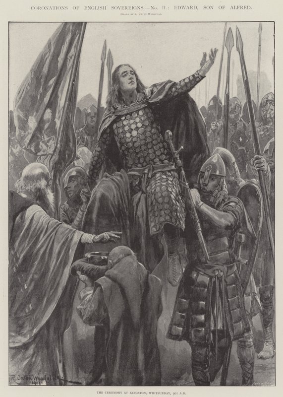 Kroninger af engelske herskere, Edward, søn af Alfred af Richard Caton Woodville junior
