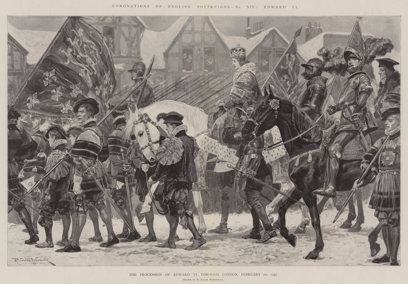 Kroninger af engelske suveræner, Edward VI af Richard Caton Woodville junior