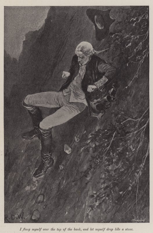Illustration til A Colonel of The Empire, af Emily Lawless af Richard Caton Woodville junior