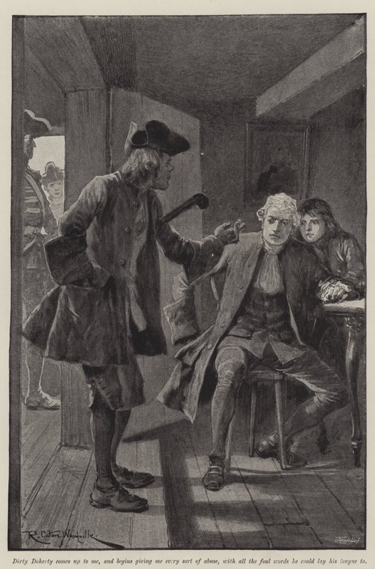 Illustration til A Colonel of The Empire, af Emily Lawless af Richard Caton Woodville junior