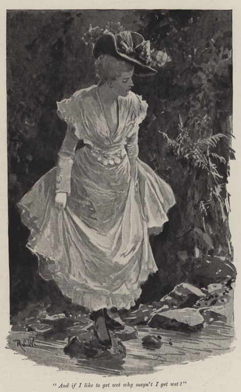 Illustration til A Colonel of The Empire, af Emily Lawless af Richard Caton Woodville junior