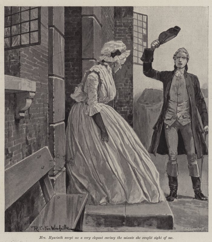 Illustration til A Colonel of The Empire, af Emily Lawless af Richard Caton Woodville junior