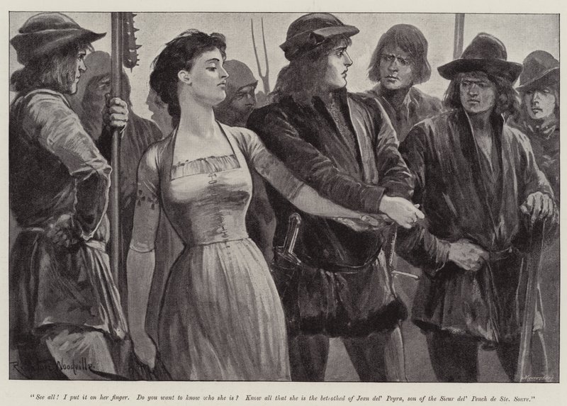 Illustration til Noemi, af S Baring Gould af Richard Caton Woodville junior