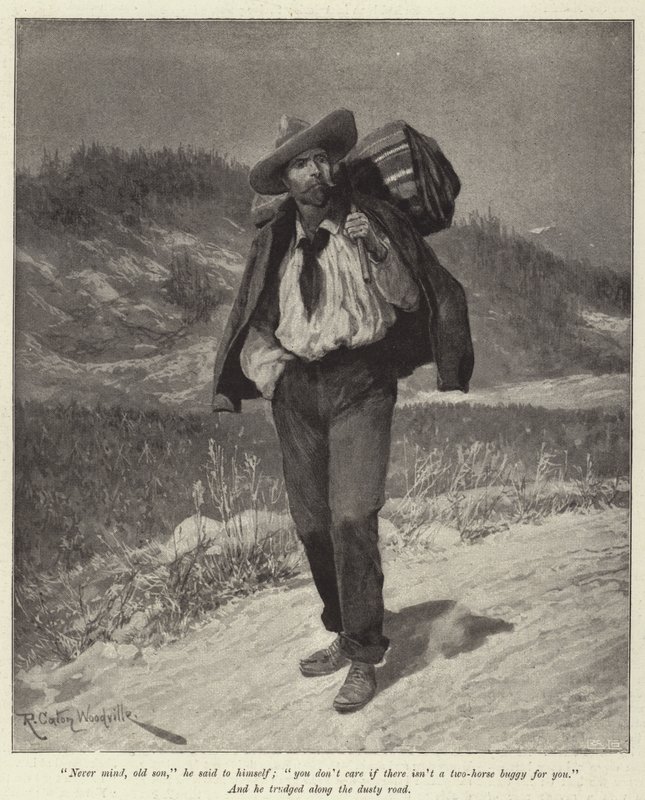 Illustration til The Courage of Pauline Camacho, af Morley Roberts af Richard Caton Woodville junior