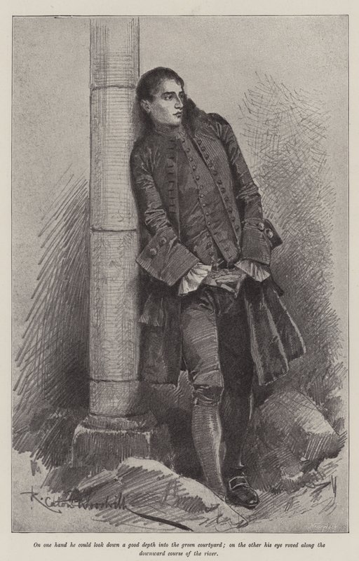 Illustration til The Great North Road af Robert Louis Stevenson af Richard Caton Woodville junior