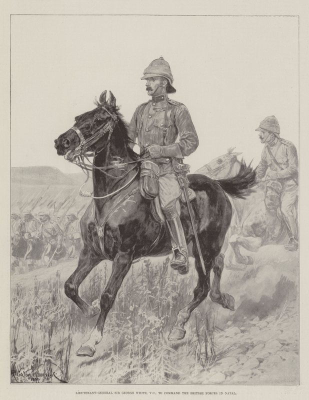 Generalløjtnant Sir George White, VC, til at kommandere de britiske styrker i Natal af Richard Caton Woodville junior
