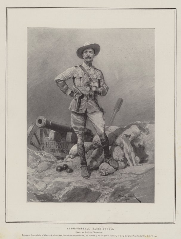 Generalmajor Baden-Powell af Richard Caton Woodville junior