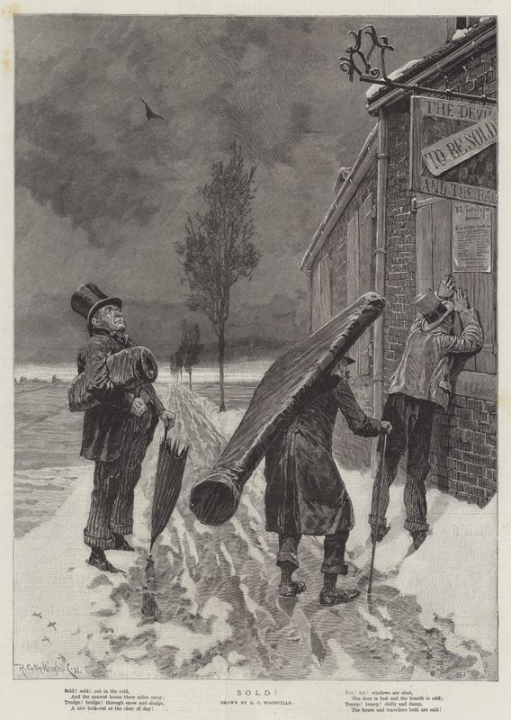 Solgt! af Richard Caton Woodville junior