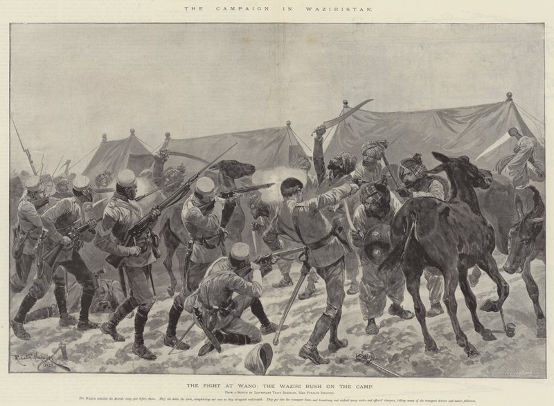 Kampagnen i Waziristan af Richard Caton Woodville junior