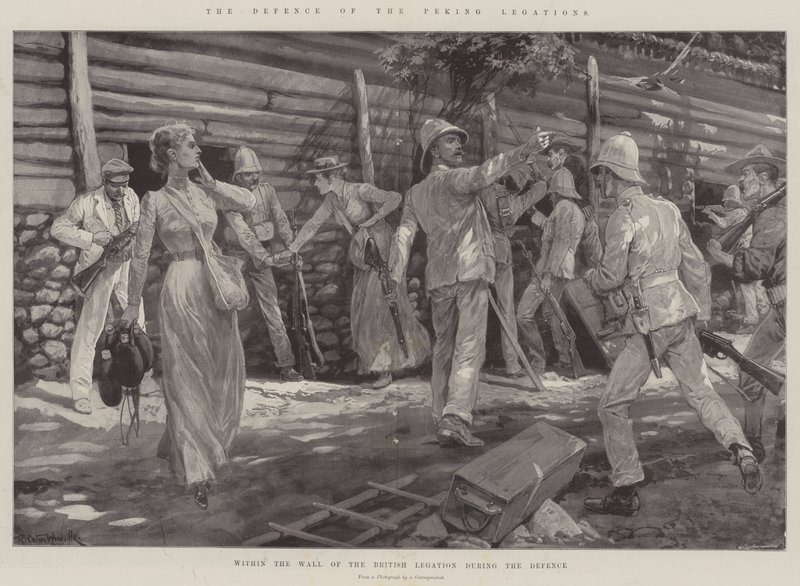 Forsvaret af Peking-legationerne af Richard Caton Woodville junior