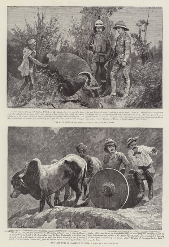 Hertugen af Clarence i Indien af Richard Caton Woodville junior