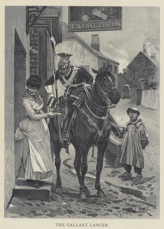Den galante Lancer af Richard Caton Woodville junior