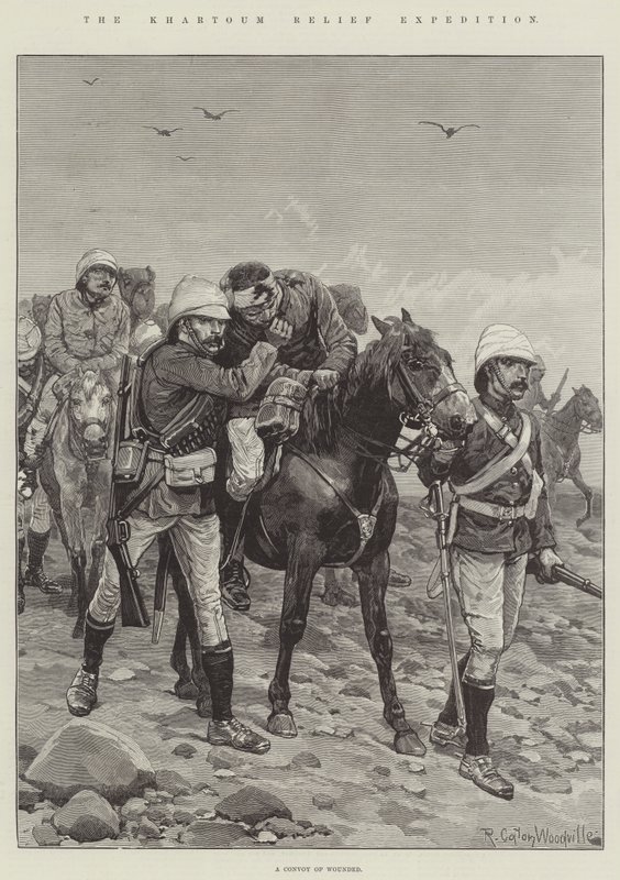 Khartoum nødhjælpsekspeditionen af Richard Caton Woodville junior