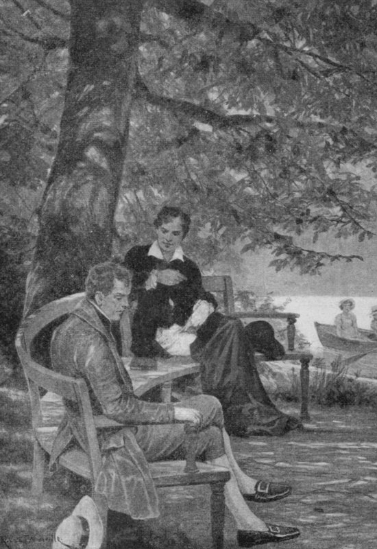 Dette var berømmelse, sagde Lord Byron, da de hørte en af Tom Moores melodier blive sunget fra en båd af Richard Caton II Woodville