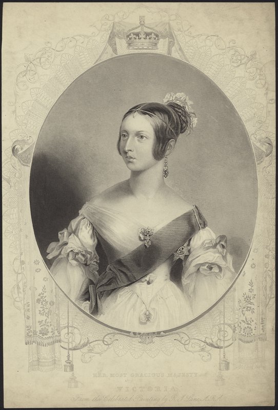 Portræt af dronning Victoria af Richard James Lane