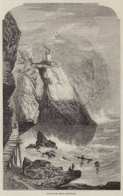 Botallack Mine, Cornwall af Richard Principal Leitch