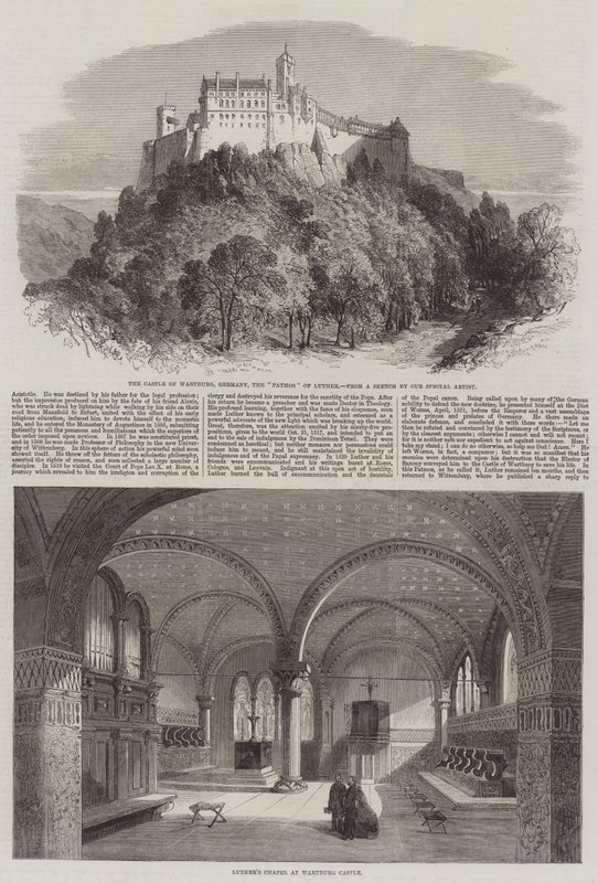 Wartburg Slot af Richard Principal Leitch