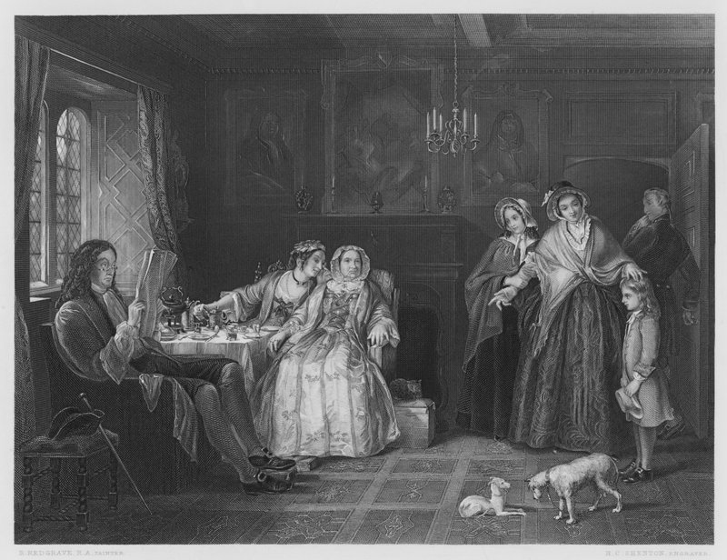 Country Cousins, fra billedet i Vernon Gallery af Richard Redgrave
