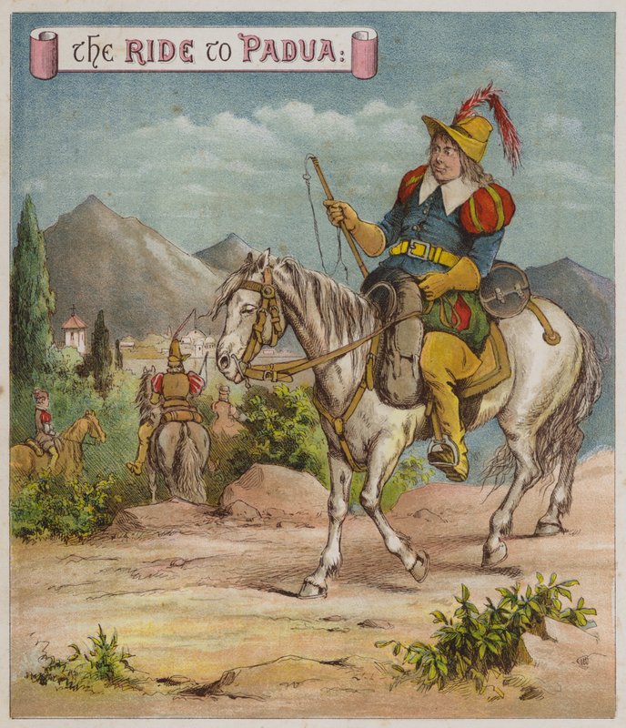 Illustration til The Taming Of The Shrew (chromolitho) af Richard Andre