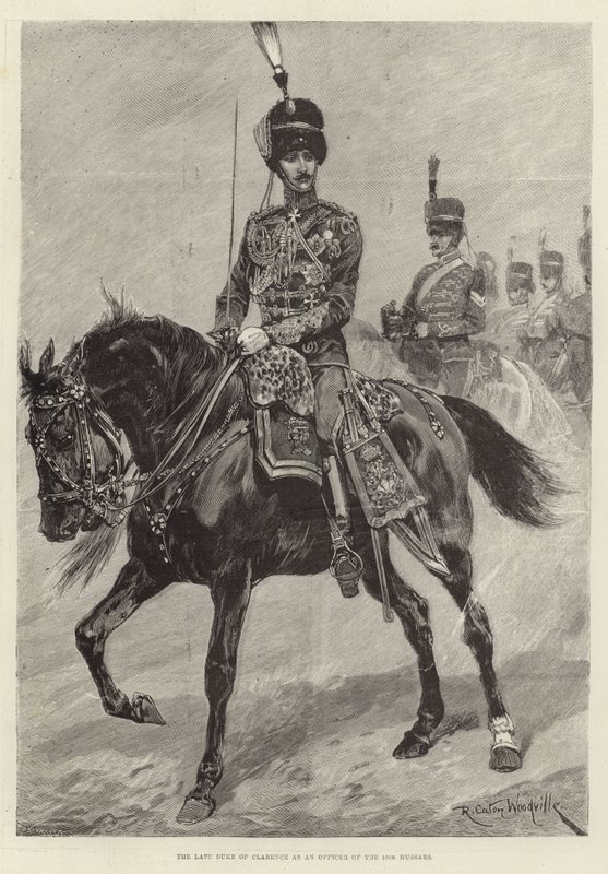 Den afdøde hertug af Clarence (gravering) af Richard Caton II (after) Woodville