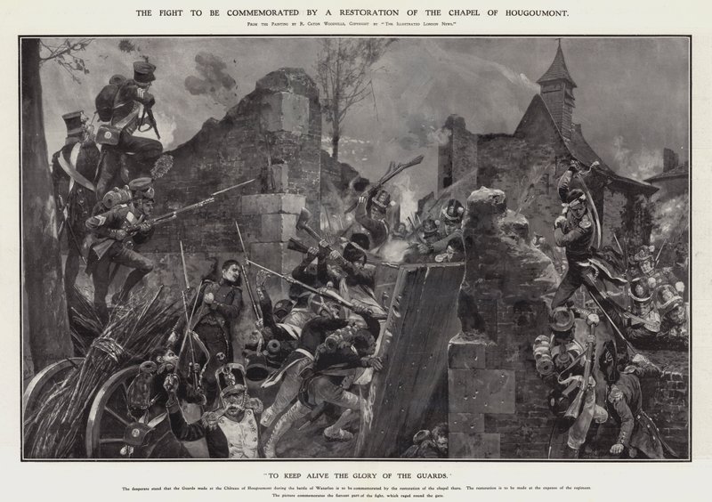 At holde i live vagternes herlighed (litho) af Richard Caton II (after) Woodville