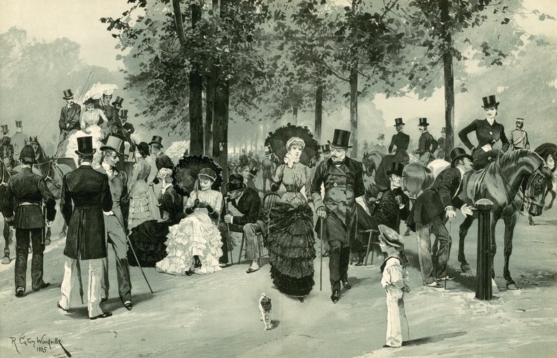 I rækken, Hyde Park af Richard Caton Woodville