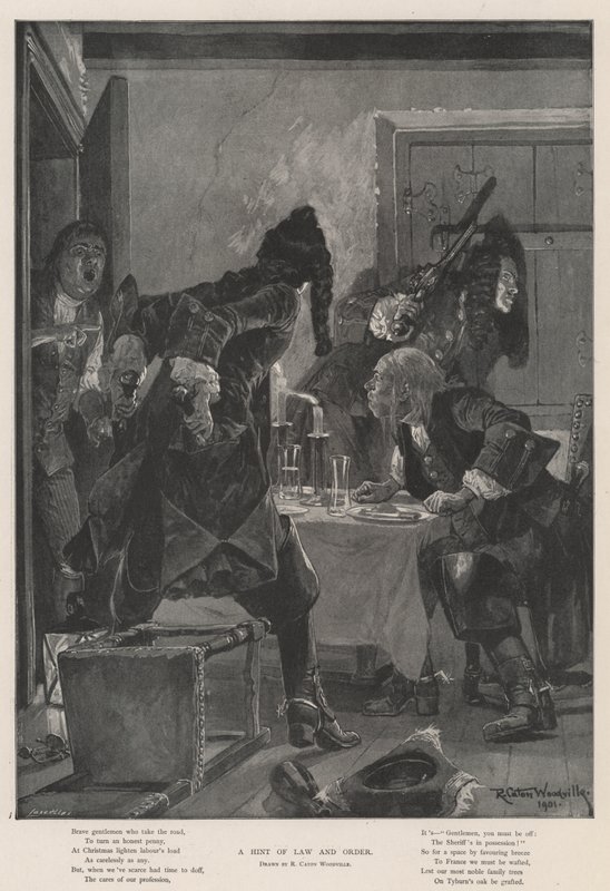 Et strejf af lov og orden af Richard Caton Woodville junior