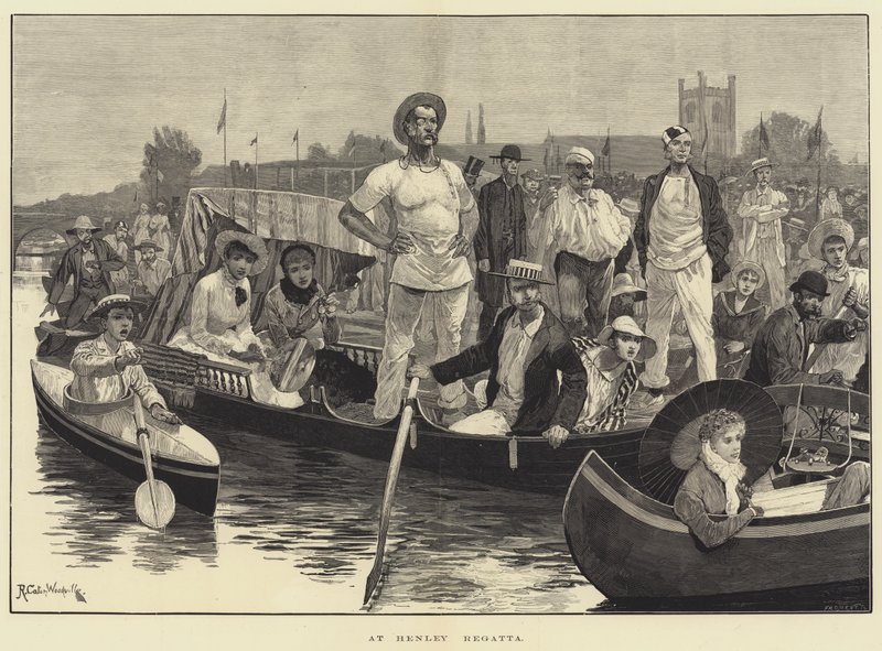 Ved Henley Regatta af Richard Caton Woodville junior