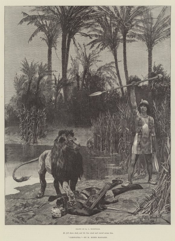 Kleopatra, af H Rider Haggard af Richard Caton Woodville junior
