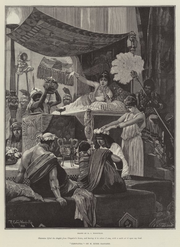Cleopatra, af H Rider Haggard af Richard Caton Woodville junior