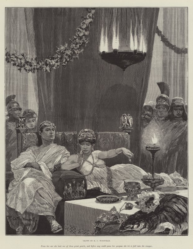 Kleopatra, af H Rider Haggard af Richard Caton Woodville junior