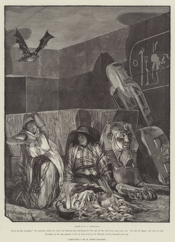 Cleopatra, af H Rider Haggard af Richard Caton Woodville junior