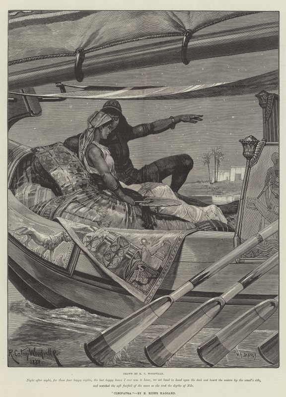 Kleopatra, af H Rider Haggard af Richard Caton Woodville junior