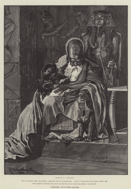 Cleopatra, af H Rider Haggard af Richard Caton Woodville junior