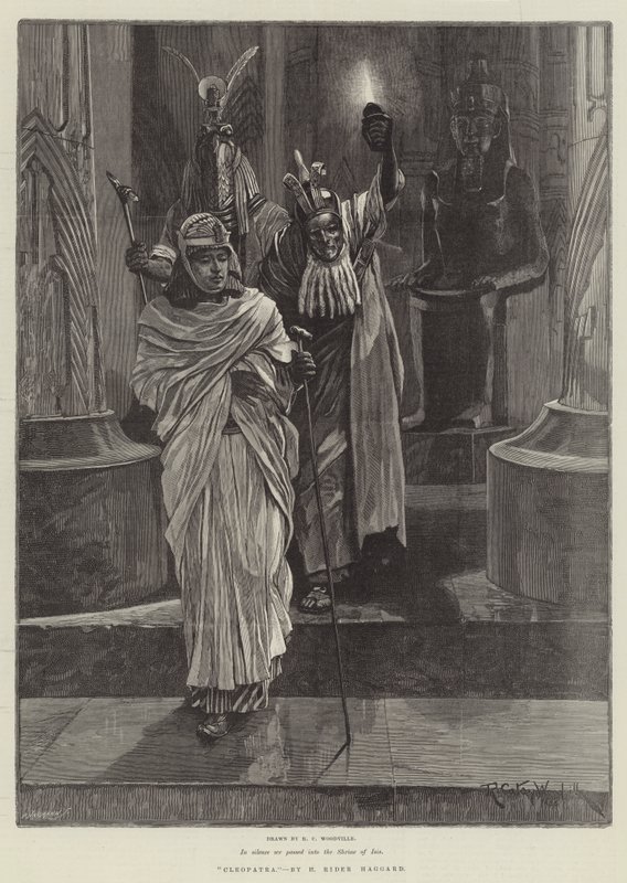 Cleopatra, af H Rider Haggard af Richard Caton Woodville junior