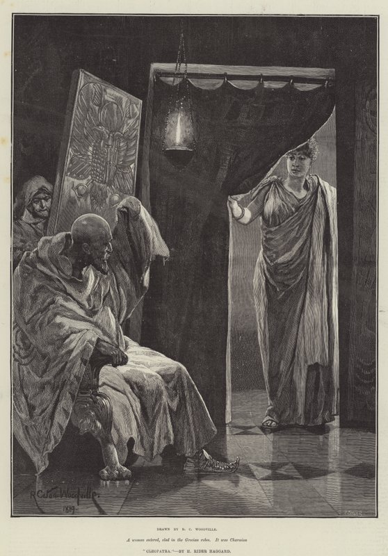 Cleopatra, af H Rider Haggard af Richard Caton Woodville junior