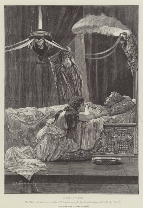Kleopatra, af H Rider Haggard af Richard Caton Woodville junior