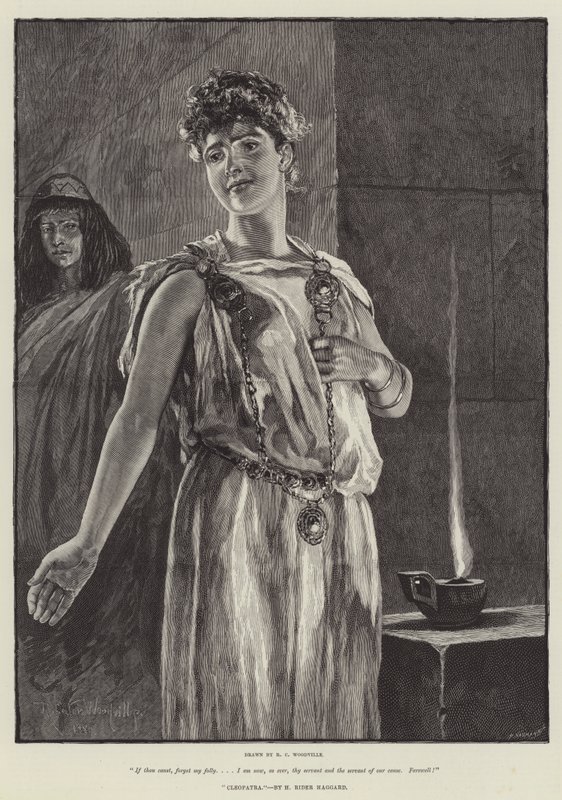 Cleopatra, af H Rider Haggard af Richard Caton Woodville junior