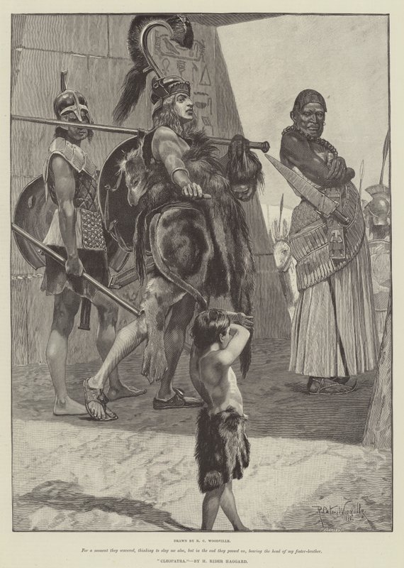 Cleopatra, af H Rider Haggard af Richard Caton Woodville junior