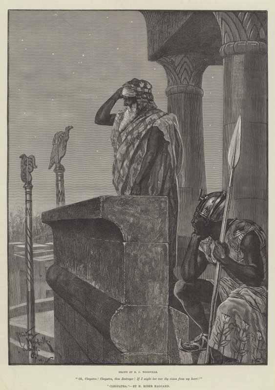 Cleopatra, af H Rider Haggard af Richard Caton Woodville junior