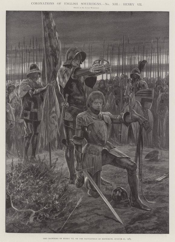 Kroninger af engelske suveræner, Henrik VII af Richard Caton Woodville junior