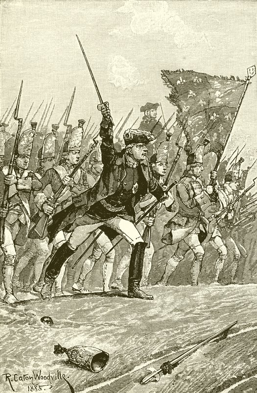 George II på Dettingen af Richard Caton Woodville junior