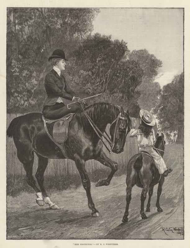 Hendes beskytter af Richard Caton Woodville junior