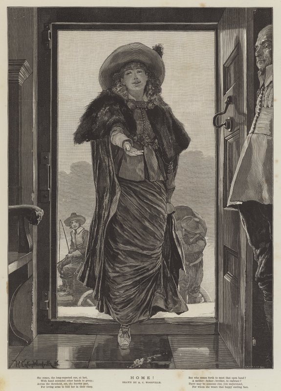 Hjem! af Richard Caton Woodville junior