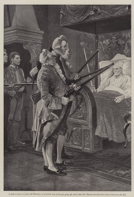 Illustration til A Colonel of The Empire, af Emily Lawless af Richard Caton Woodville junior