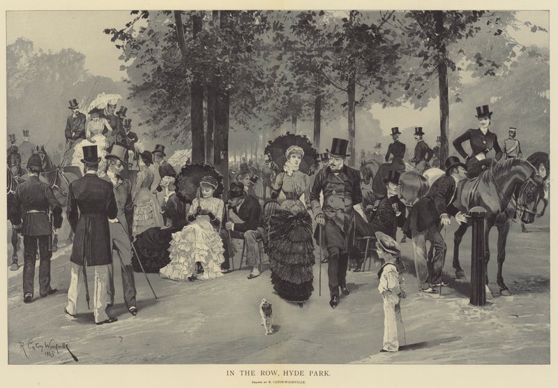 I rækken, Hyde Park af Richard Caton Woodville junior