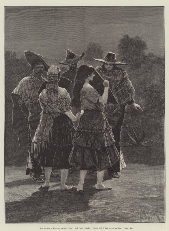 Maruja, af Bret Harte af Richard Caton Woodville junior