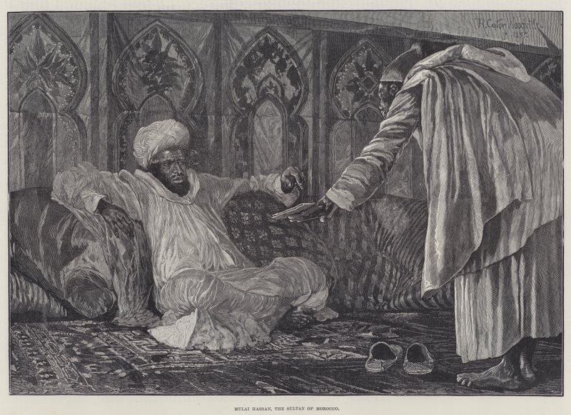 Fra Hassan, Marokkos sultan af Richard Caton Woodville junior
