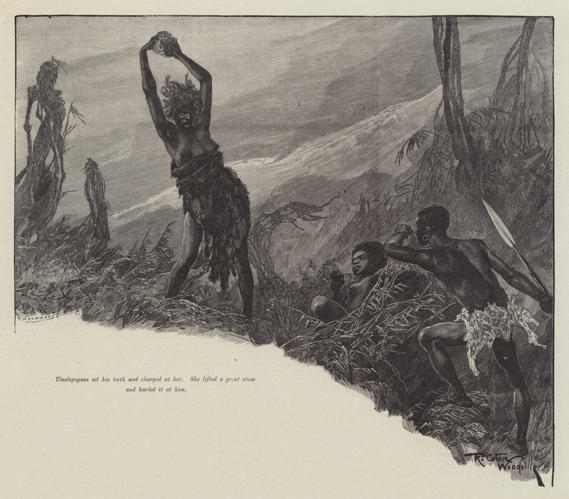 Liljen Nada, af H Rider Haggard af Richard Caton Woodville junior